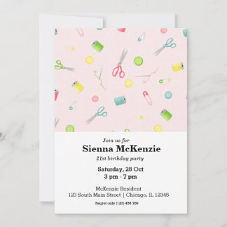 Nähmuster Einladung