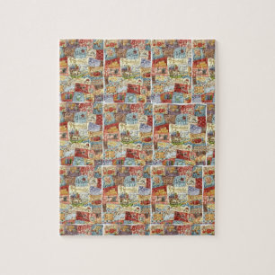 Nähmuster-Puzzle