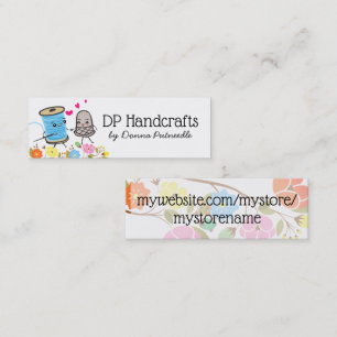 Nähnadel mit Gewinde-Liebe Mini Visitenkarte