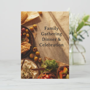 NAHÖSTLICHE Dinner-Einladung Postkarte