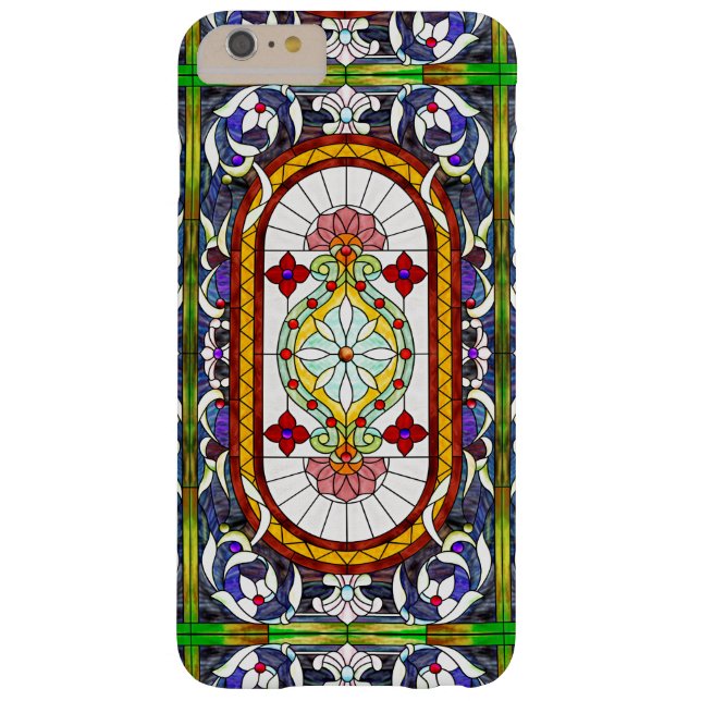 Nahöstliches Jugendstil-Muster aus festem Glas Case-Mate iPhone Hülle (Rückseite)