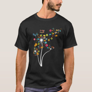 Nähquiltierdesign für Mama Dandelion Flo T-Shirt