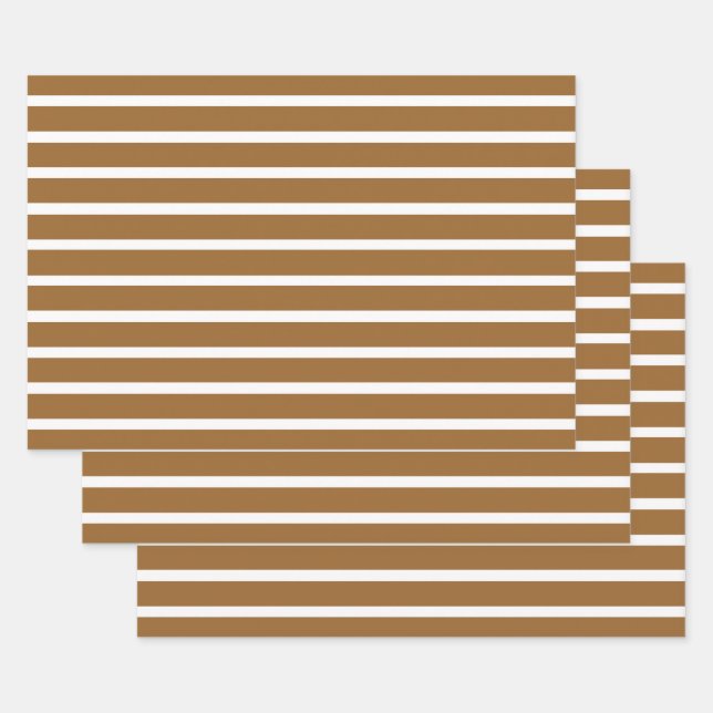 Nährneutrale Streifen Geschenkpapier Set (Set)