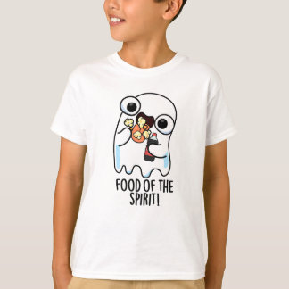 Nahrung des Geistes Funny Ghost Pun T-Shirt