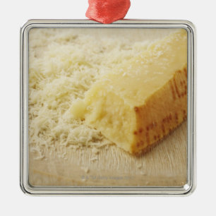 Nahrung, Nahrung und Getränk, Käse, Parmesankäs Ornament Aus Metall