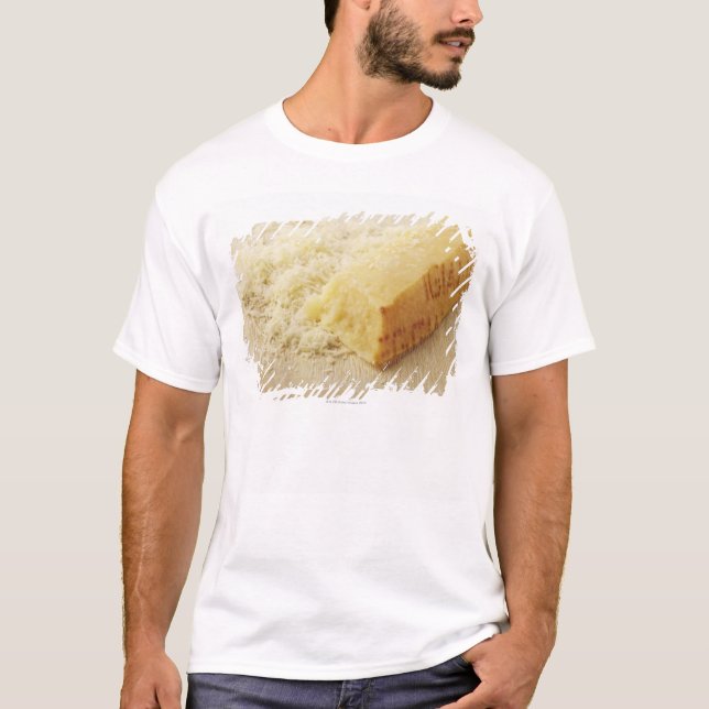 Nahrung, Nahrung und Getränk, Käse, Parmesankäse, T-Shirt (Vorderseite)