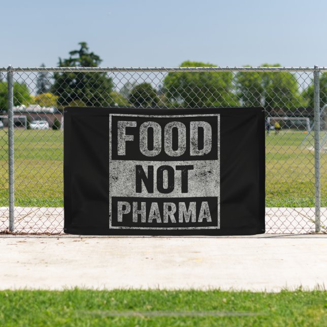 Nahrung nicht Pharma Natürliche Bio Ernährung Banner (InSitu)