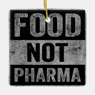 Nahrung nicht Pharma Natürliche Bio Ernährung Keramikornament