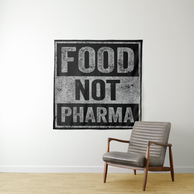 Nahrung nicht Pharma Natürliche Bio Ernährung Wandteppich (Beispiel)