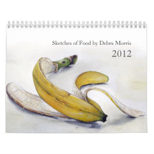 Nahrung skizziert Kalender