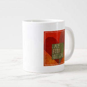 Nahrung statt Krieg Jumbo-Tasse