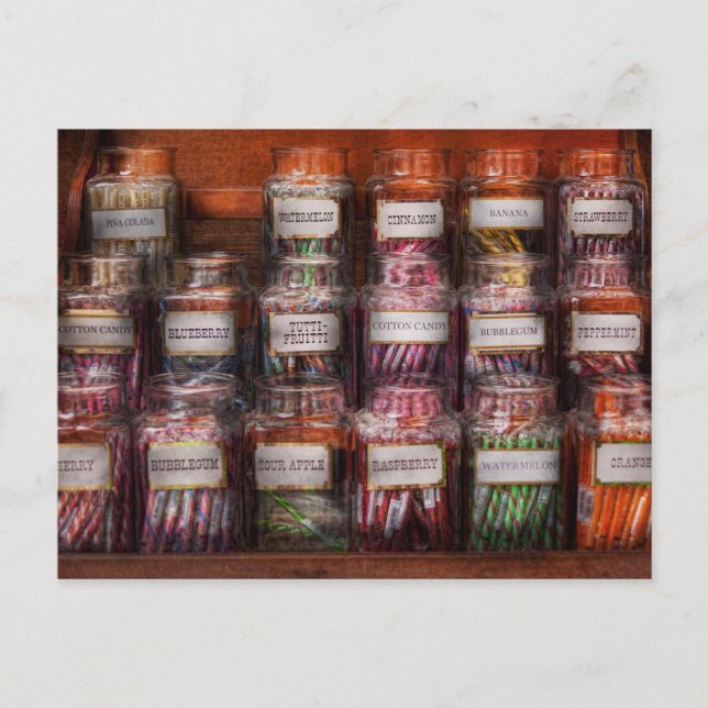 Nahrung - Süßigkeiten - Penny Candy Postkarte (Vorderseite)