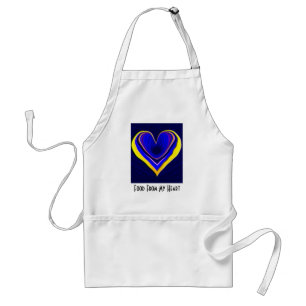 Nahrung von meiner Herz-Geschenk-Schürze Schürze