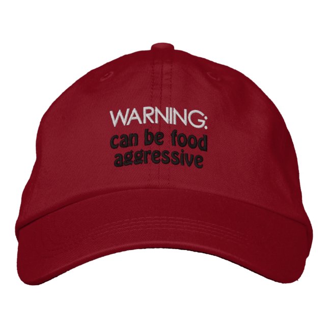 Nahrungsaggressive Menschen brauchen diese Basebal Bestickte Baseballkappe (Vorderseite)