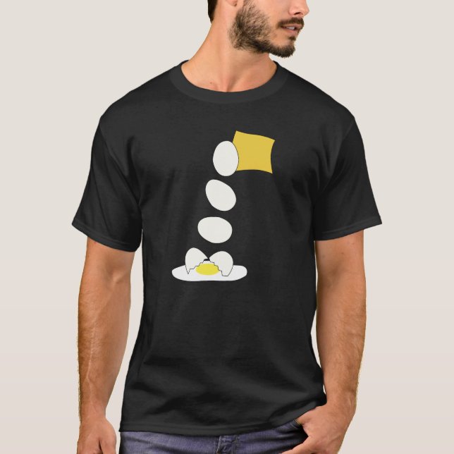 Nahrungsbekämpfung - Käse gegen Ei. T-Shirt (Vorderseite)