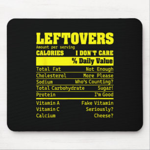 Nahrungsergänzungsmittel Nahrung für einen diäteti Mousepad