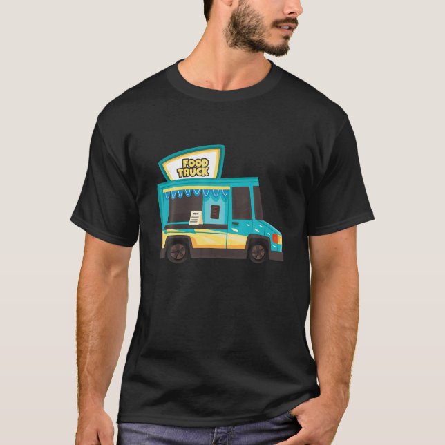 Nahrungsmittel für Lastkraftwagen im mobilen Resta T-Shirt (Vorderseite)