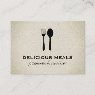 Nahrungsmittel Visitenkarte