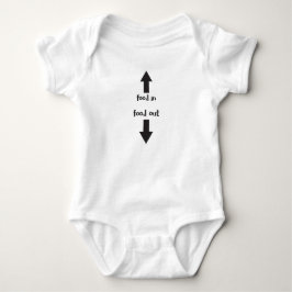 Nahrungsmittelin/Nahrung heraus Baby Strampler