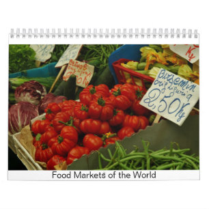 Nahrungsmittelmärkte der Welt Kalender