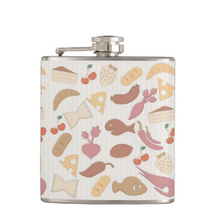 Nahrungsmittelmuster 2 flachmann