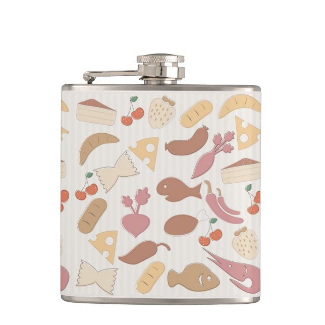 Nahrungsmittelmuster 2 flachmann (Vorderseite)