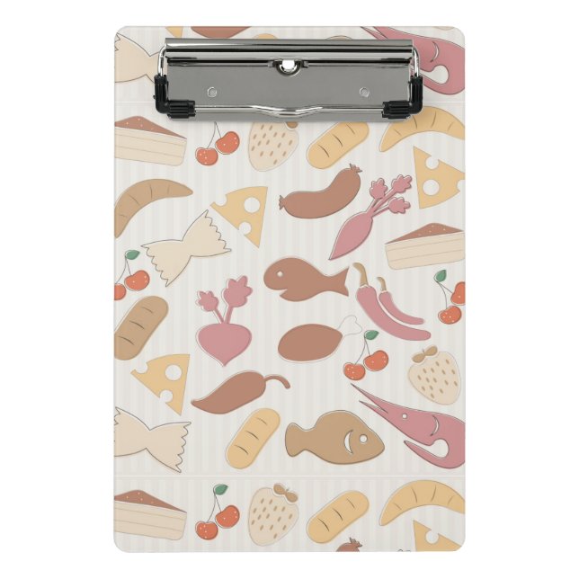 Nahrungsmittelmuster 2 mini klemmbrett (Vorderseite)