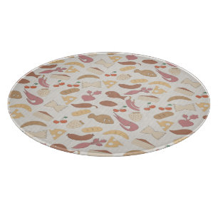 Nahrungsmittelmuster 2 schneidebrett