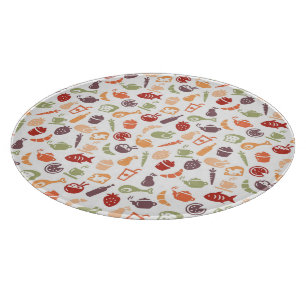 Nahrungsmittelmuster 3 schneidebrett