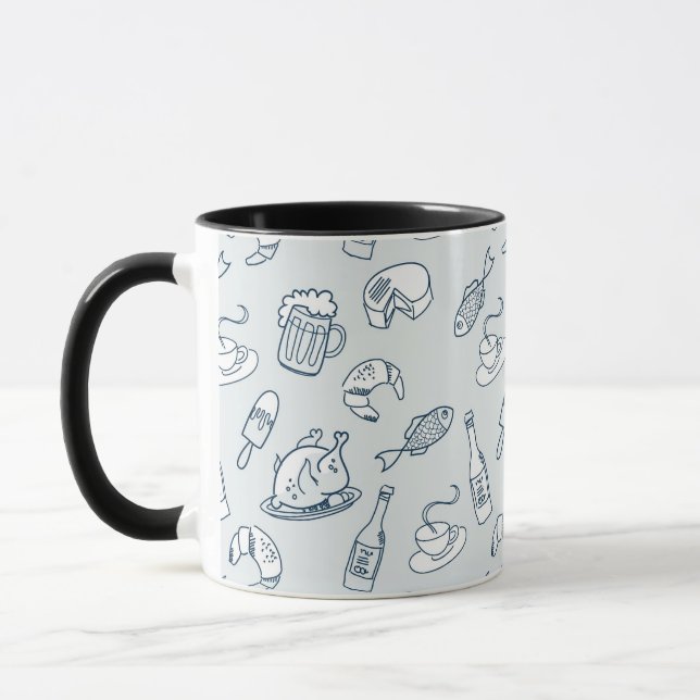 Nahrungsmittelmuster 3 tasse (Links)