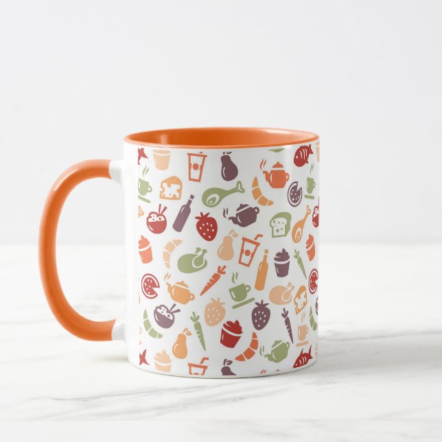Nahrungsmittelmuster Tasse (Links)