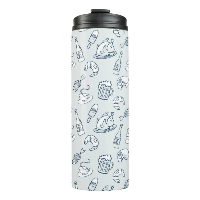 Nahrungsmittelmuster Thermosbecher (Vorderseite)