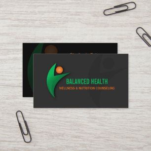 NahrungWellness und Fitness-Trainer Visitenkarte
