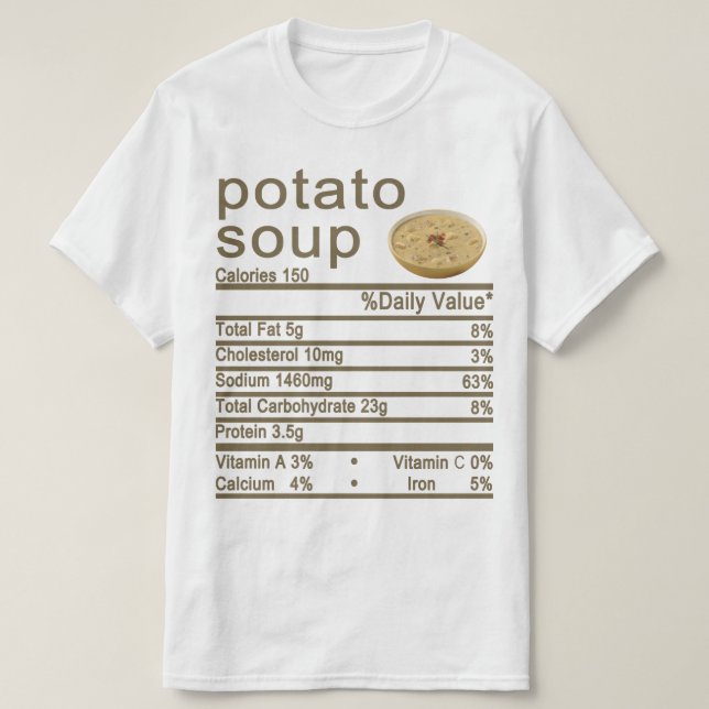 Nährwertkennzeichnung T-Shirt (Design vorne)