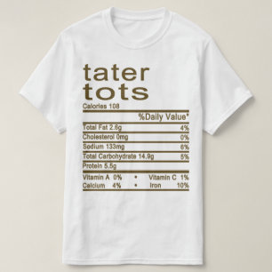 Nährwertkennzeichnung T-Shirt