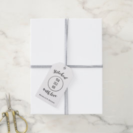 Nähshop + Logo / Handgearbeitete Geschenkartikel Geschenkanhänger