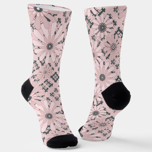 Nahtlos abstrakt, modern kariert, kariert socken (Gewinkelt)