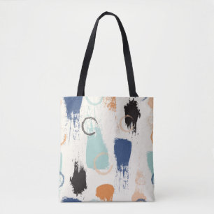 Nahtlos abstrakt Pastell-Pinselstrich-Muster-Hinte Tasche