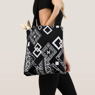 Nahtlos abstraktes modernes Dekor Tasche