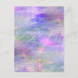 nahtlos blau, rosa, gelb postkarte