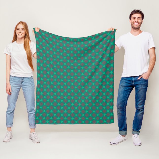 Nahtlos karierter karierter Tartan-Schottengras Fleecedecke (Beispiel)