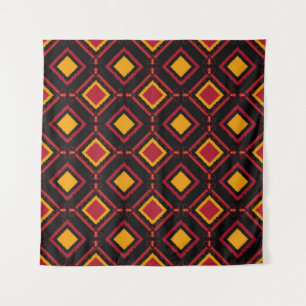 Nahtlos kawung motive Batik Muster. Stickerei - Wandteppich