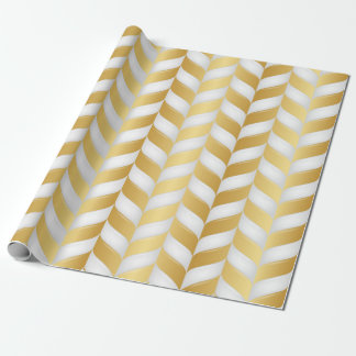 Nahtlos Luxus weiß und Gold 9 Geschenkpapier