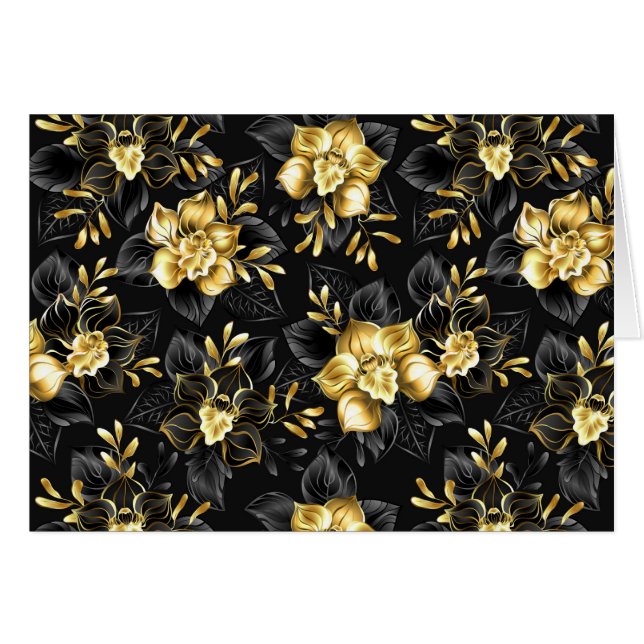 Nahtlos mit Schmuckorchideen (Vorderseite (Horizontal))