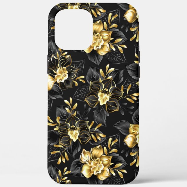 Nahtlos mit Schmuckorchideen Case-Mate iPhone Hülle (Rückseite)