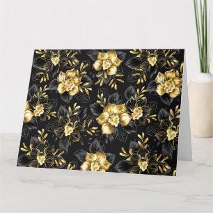 Nahtlos mit Schmuckorchideen Dankeskarte