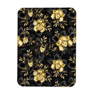 Nahtlos mit Schmuckorchideen Magnet