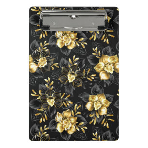 Nahtlos mit Schmuckorchideen Mini Klemmbrett