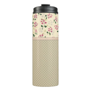 Nahtlos rosa kleine niedliche vergessene-me-not-Bl Thermosbecher