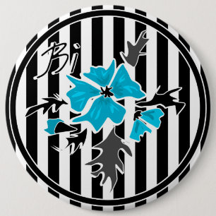 Nahtlos süße blaue graue Blumen Blumenmuster Str Button